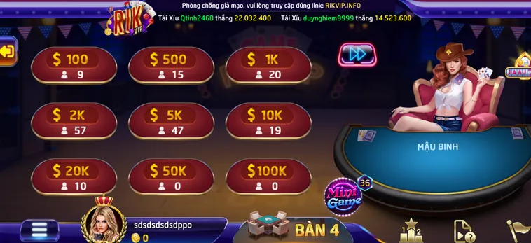 Mậu Binh Online Rikvip Trải Nghiệm Đỉnh Cao Với Hệ Thống Đấu Trường Chuyên Nghiệp Nhất
