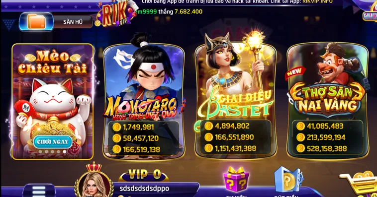 Top Những Tựa Slot Game Hot Nhất 2026 Rikvip Đang Làm Mưa Làm Gió