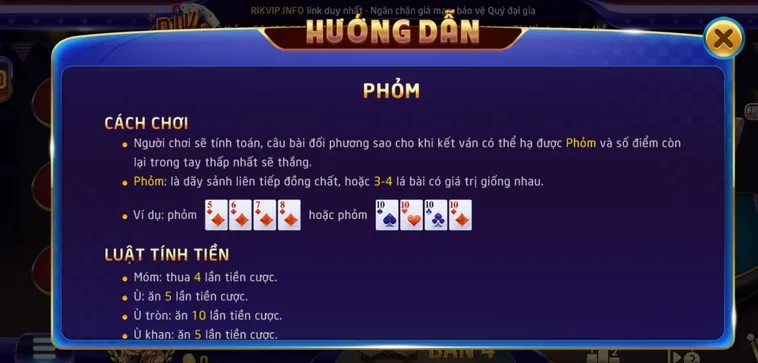 Tìm Hiểu Luật Đánh Phỏm Rikvip Chi Tiết Giúp Bạn Luôn Làm Chủ Mọi Ván Bài Kịch Tính
